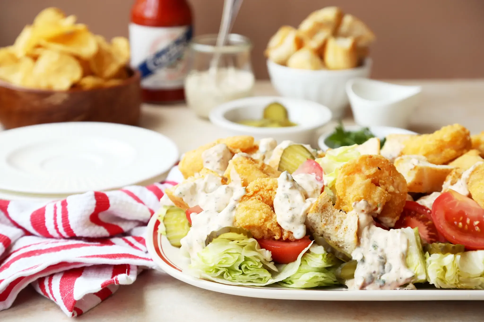 Fresh Garden Salad - A crisp, colorful garden salad made with the freshest seasonal vegetables.